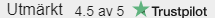 Trustpilot 4,5 av 5